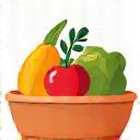 Ein Haufen frisches Obst und Gemüse, symbolisiert Lebensmittelhilfe.